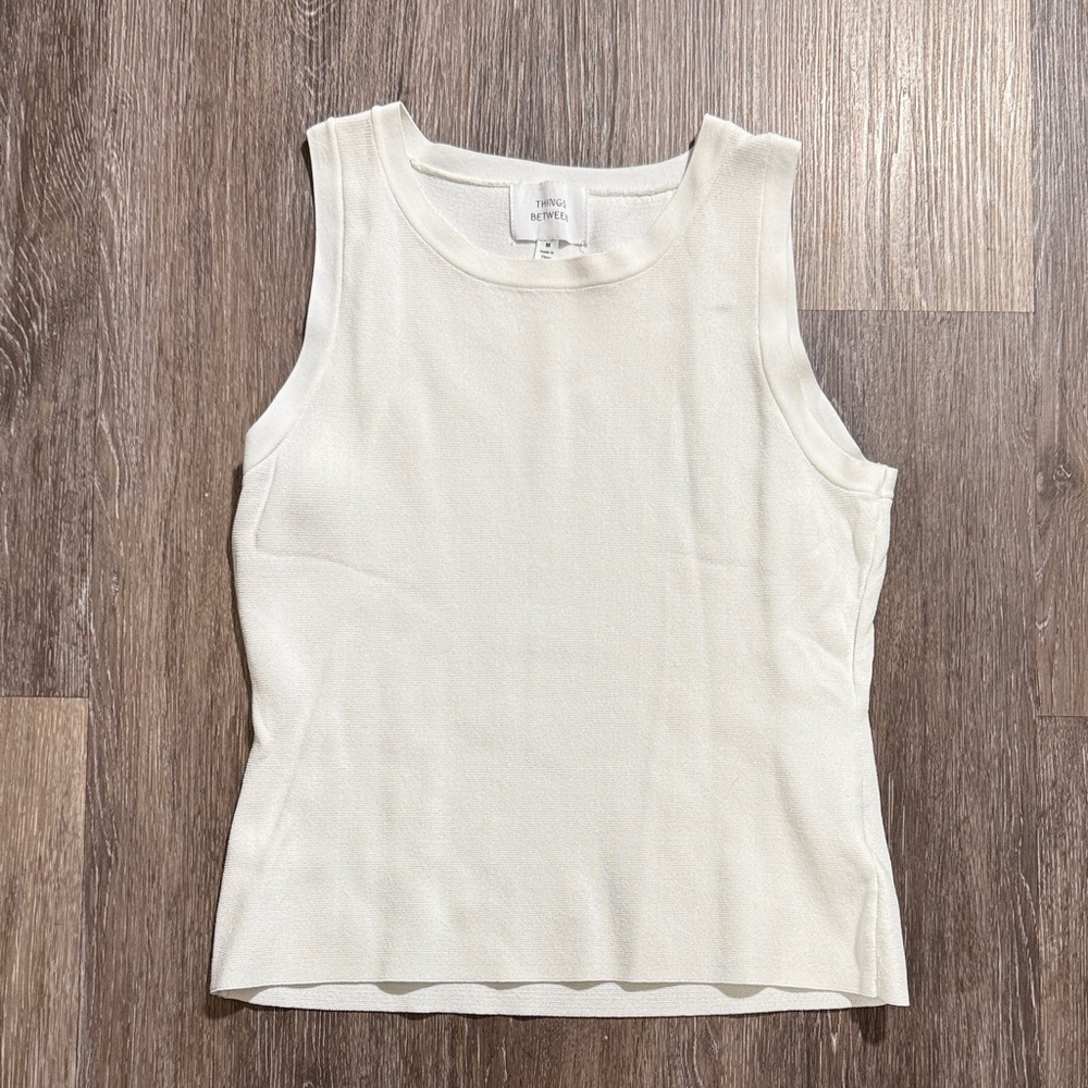 Things between Classic White Tank Top